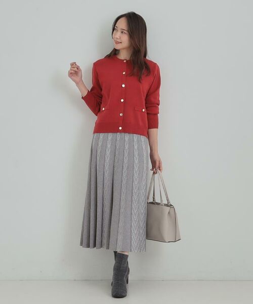 SHOO・LA・RUE / シューラルー ロング・マキシ丈スカート | 【高レビュー/セットアップ可/S-LL】女性らしさ際立つ 洗えるもちもちニットスカート | 詳細29