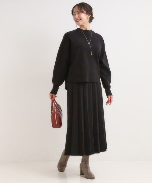 SHOO・LA・RUE / シューラルー ロング・マキシ丈スカート | 【高レビュー/セットアップ可/S-LL】女性らしさ際立つ 洗えるもちもちニットスカート | 詳細3