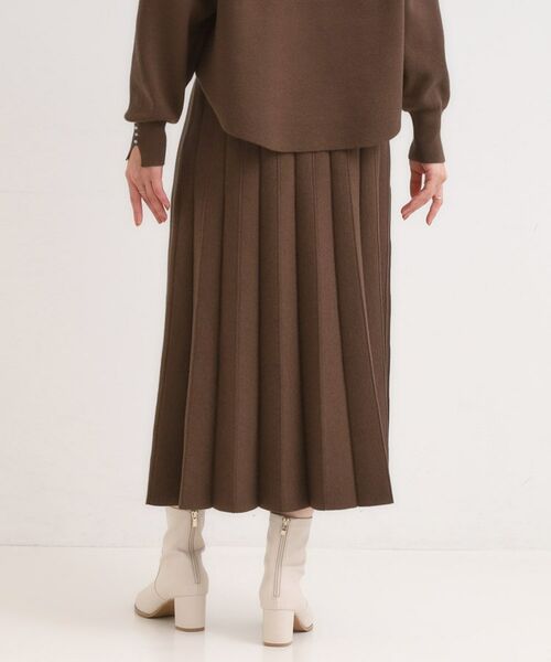 SHOO・LA・RUE / シューラルー ロング・マキシ丈スカート | 【高レビュー/セットアップ可/S-LL】女性らしさ際立つ 洗えるもちもちニットスカート | 詳細6
