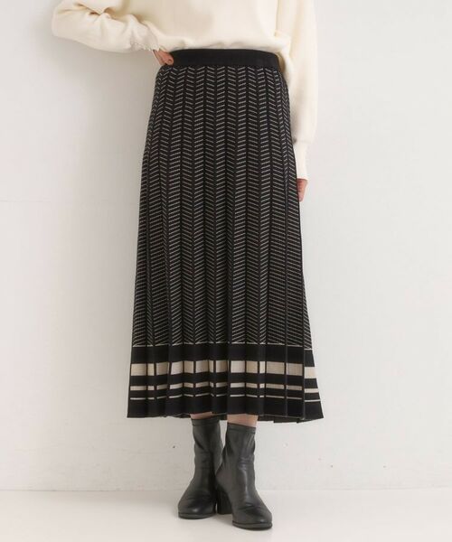 SHOO・LA・RUE/シューラルー 【高レビュー/セットアップ可/S-LL】女性らしさ際立つ 洗えるもちもちニットスカート ブラック(219) 01(S) SHOO・LA・RUE/シューラルー 【高レビュー/セットアップ可/S-LL】女性らしさ際立つ 洗えるもちもちニットスカート ブラック(219) 01(S)