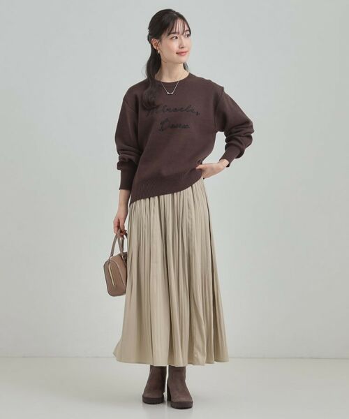 SHOO・LA・RUE / シューラルー ロング・マキシ丈スカート | 【着丈選べる/あったか】秘密のある プリーツスカート | 詳細17