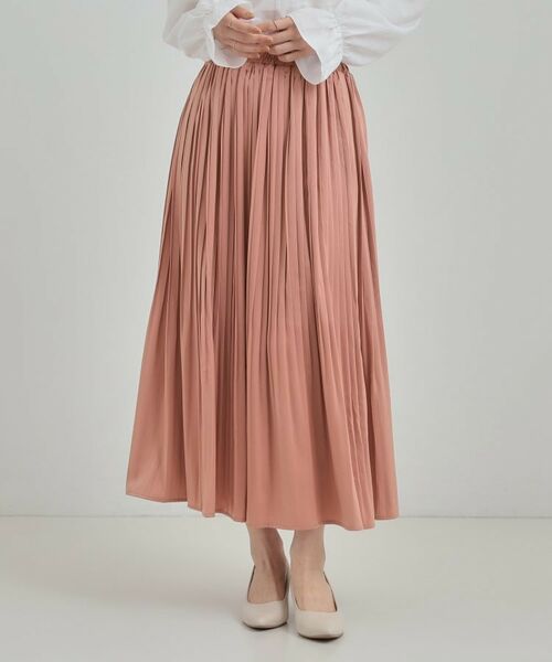 SHOO・LA・RUE / シューラルー ロング・マキシ丈スカート | 【着丈選べる/あったか】秘密のある プリーツスカート | 詳細22