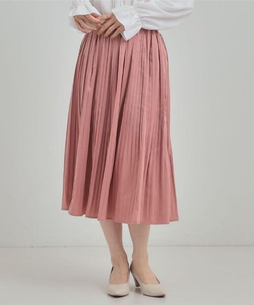 SHOO・LA・RUE / シューラルー ロング・マキシ丈スカート | 【着丈選べる/あったか】秘密のある プリーツスカート | 詳細25