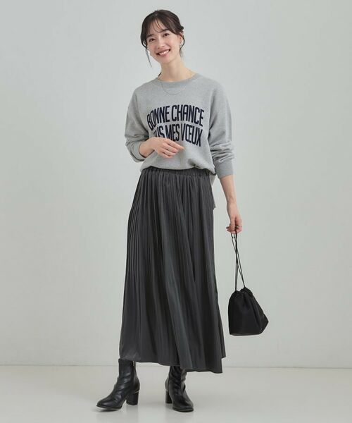 SHOO・LA・RUE / シューラルー ロング・マキシ丈スカート | 【着丈選べる/あったか】秘密のある プリーツスカート | 詳細3