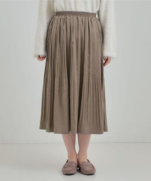SHOO・LA・RUE / シューラルー ロング・マキシ丈スカート | 【着丈選べる/あったか】秘密のある プリーツスカート | 詳細30