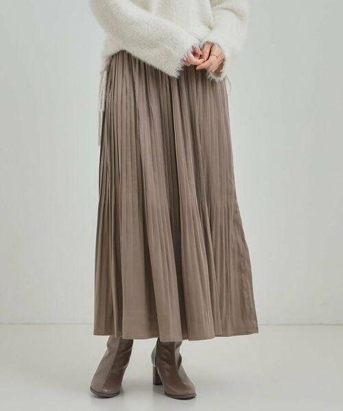 SHOO・LA・RUE / シューラルー ロング・マキシ丈スカート | 【着丈選べる/あったか】秘密のある プリーツスカート | 詳細8