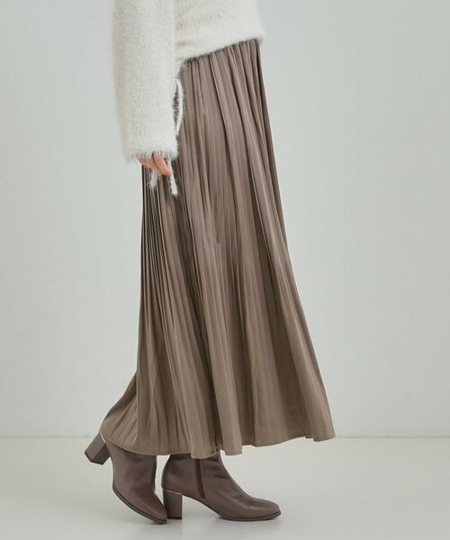 SHOO・LA・RUE / シューラルー ロング・マキシ丈スカート | 【着丈選べる/あったか】秘密のある プリーツスカート | 詳細9