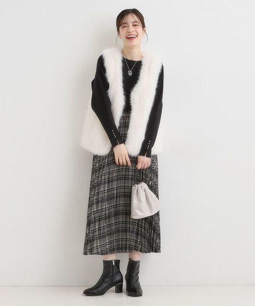 SHOO・LA・RUE / シューラルー ロング・マキシ丈スカート | チェックプリーツスカート | 詳細3