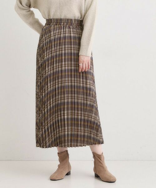 SHOO・LA・RUE / シューラルー ロング・マキシ丈スカート | チェックプリーツスカート | 詳細5