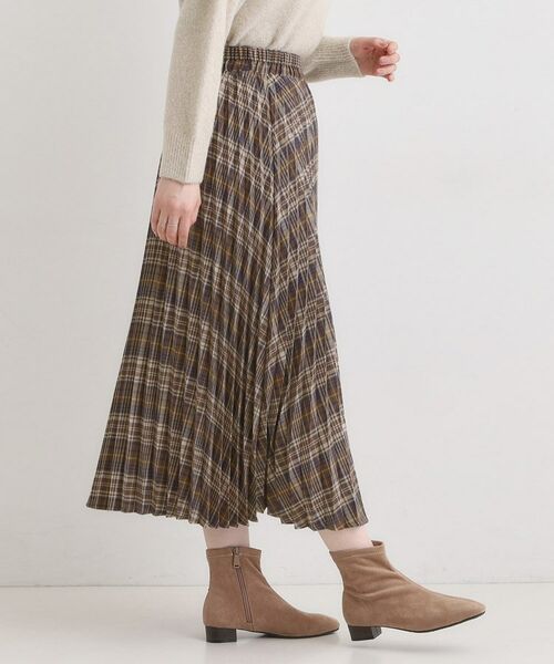 SHOO・LA・RUE / シューラルー ロング・マキシ丈スカート | チェックプリーツスカート | 詳細6