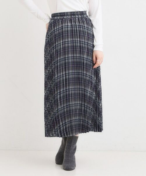 SHOO・LA・RUE / シューラルー ロング・マキシ丈スカート | チェックプリーツスカート | 詳細9
