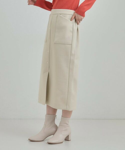 SHOO・LA・RUE / シューラルー スカート | 【S-LL/あったか】すらりときれい見え ベイカー風ナロースカート | 詳細10