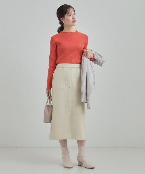 SHOO・LA・RUE / シューラルー スカート | 【S-LL/あったか】すらりときれい見え ベイカー風ナロースカート | 詳細11