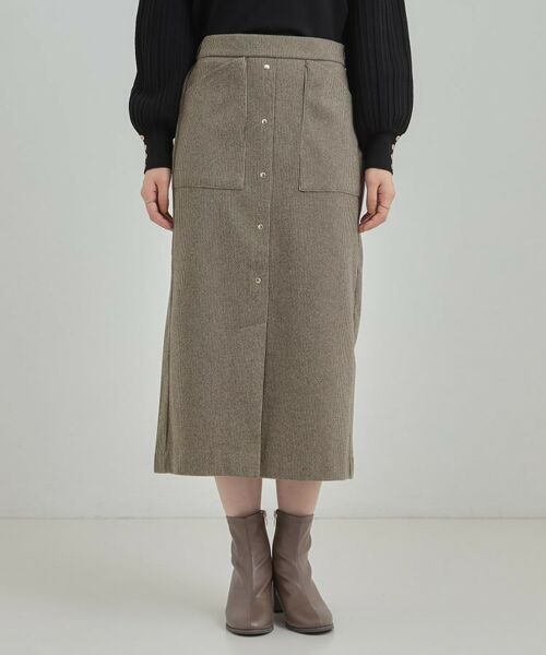 SHOO・LA・RUE / シューラルー スカート | 【S-LL/あったか】すらりときれい見え ベイカー風ナロースカート | 詳細13