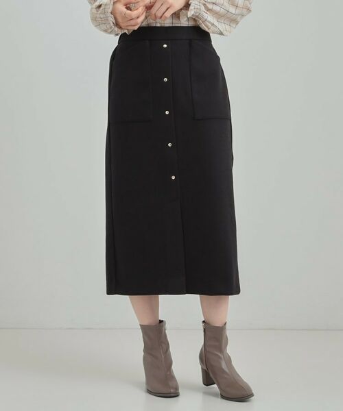 SHOO・LA・RUE / シューラルー スカート | 【S-LL/あったか】すらりときれい見え ベイカー風ナロースカート | 詳細5