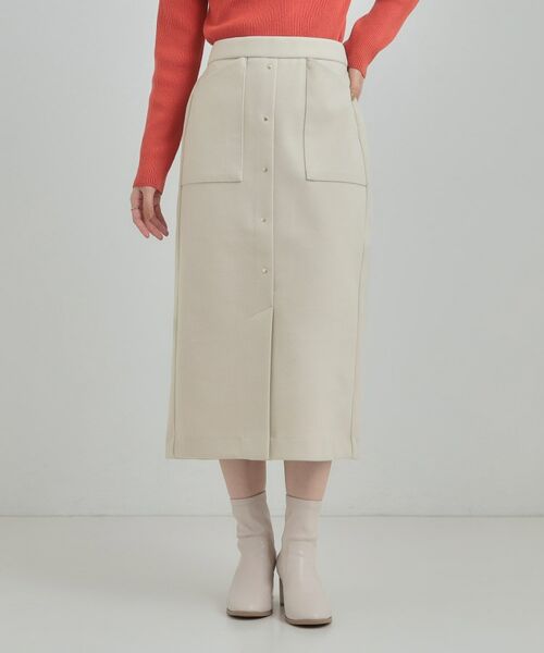 SHOO・LA・RUE / シューラルー スカート | 【S-LL/あったか】すらりときれい見え ベイカー風ナロースカート | 詳細9