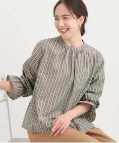 SHOO・LA・RUE / シューラルー シャツ・ブラウス | マルチストライプブラウス