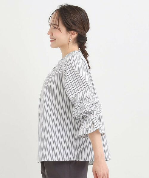 SHOO・LA・RUE / シューラルー シャツ・ブラウス | マルチストライプブラウス | 詳細2