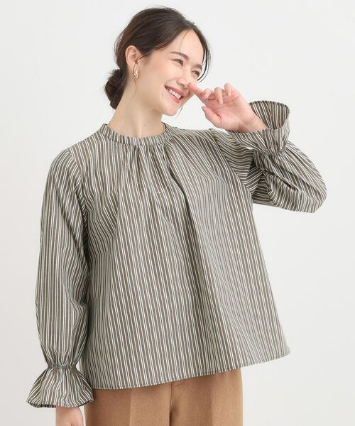 SHOO・LA・RUE / シューラルー シャツ・ブラウス | マルチストライプブラウス | 詳細5