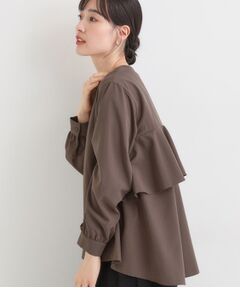 SHOO・LA・RUE / シューラルー シャツ・ブラウス | 後ろフリルシャツ