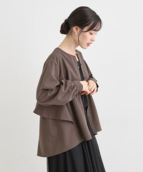 SHOO・LA・RUE / シューラルー シャツ・ブラウス | 後ろフリルシャツ | 詳細11