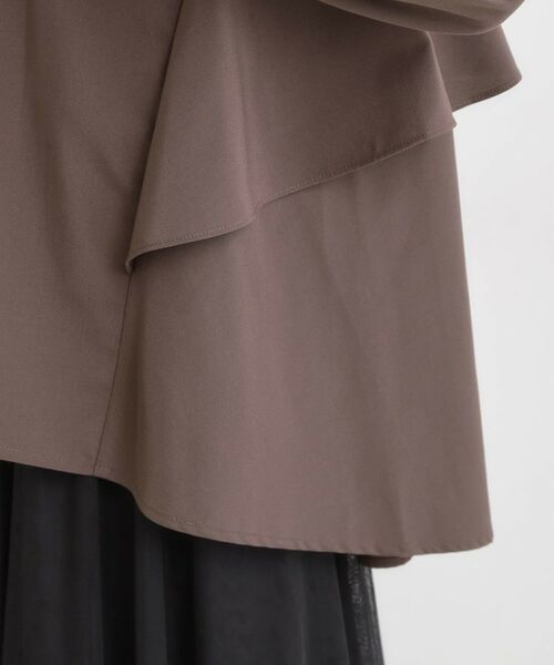 SHOO・LA・RUE / シューラルー シャツ・ブラウス | 後ろフリルシャツ | 詳細18