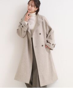 SHOO・LA・RUE / シューラルー その他アウター | 【S-LL】大人のきれいめスタイルに ウール調スタンドロングコート