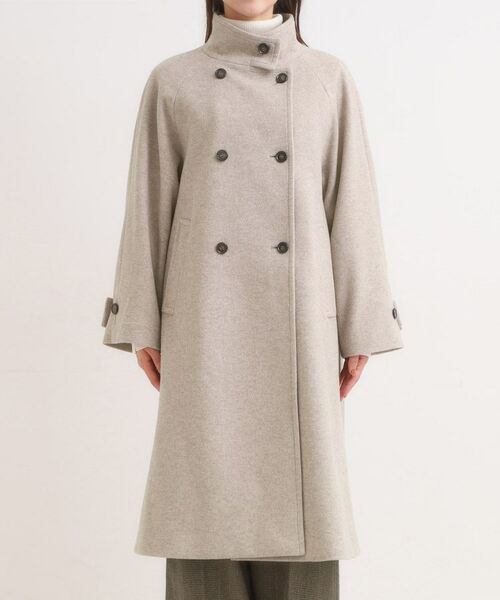 SHOO・LA・RUE / シューラルー その他アウター | 【S-LL】大人のきれいめスタイルに ウール調スタンドロングコート | 詳細13