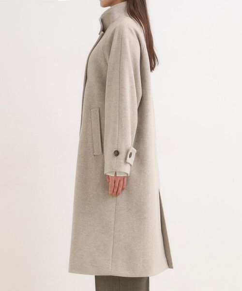 SHOO・LA・RUE / シューラルー その他アウター | 【S-LL】大人のきれいめスタイルに ウール調スタンドロングコート | 詳細14