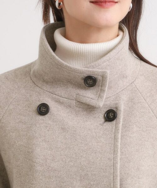 SHOO・LA・RUE / シューラルー その他アウター | 【S-LL】大人のきれいめスタイルに ウール調スタンドロングコート | 詳細17