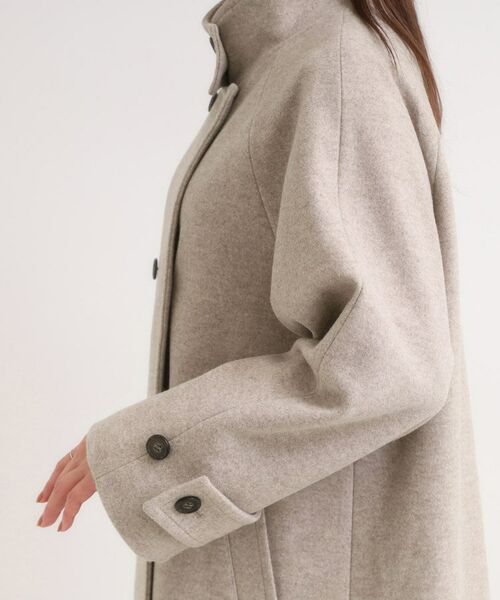 SHOO・LA・RUE / シューラルー その他アウター | 【S-LL】大人のきれいめスタイルに ウール調スタンドロングコート | 詳細19