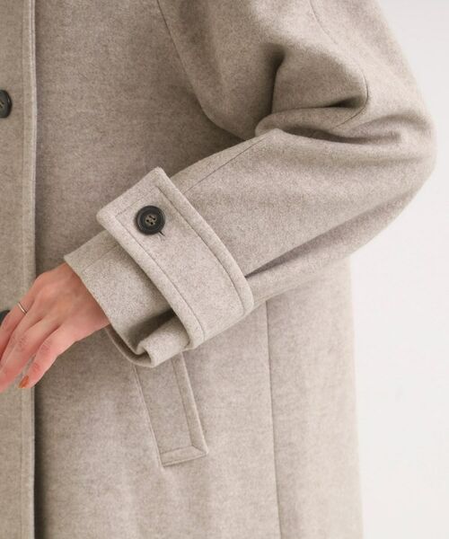 SHOO・LA・RUE / シューラルー その他アウター | 【S-LL】大人のきれいめスタイルに ウール調スタンドロングコート | 詳細20