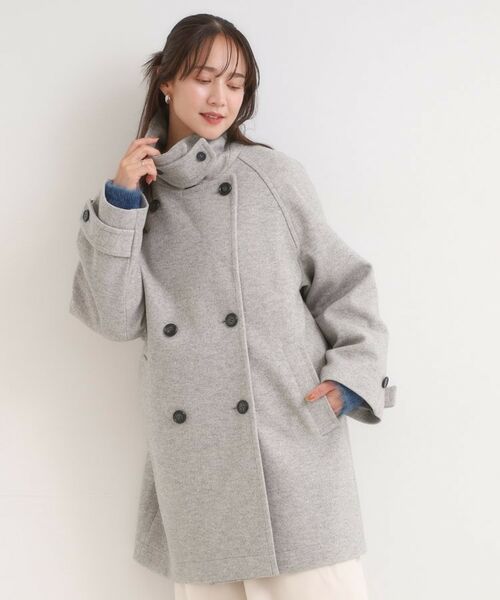 SHOO・LA・RUE / シューラルー その他アウター | 【S-LL/2WAY】こなれきれい ウール調コクーンコート | 詳細1