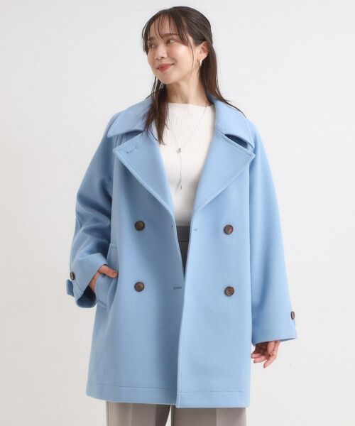SHOO・LA・RUE / シューラルー その他アウター | 【S-LL/2WAY】こなれきれい ウール調コクーンコート | 詳細13