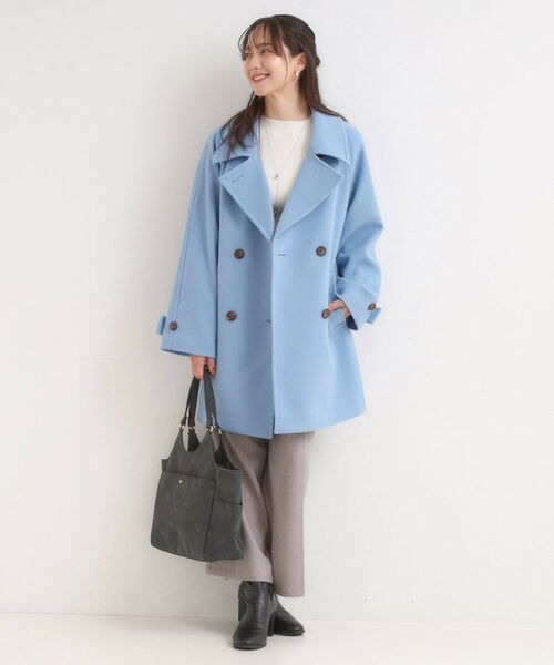 SHOO・LA・RUE / シューラルー その他アウター | 【S-LL/2WAY】こなれきれい ウール調コクーンコート | 詳細15