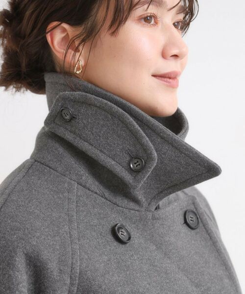 SHOO・LA・RUE / シューラルー その他アウター | 【S-LL/2WAY】こなれきれい ウール調コクーンコート | 詳細25
