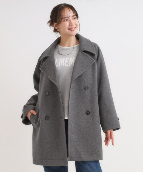 SHOO・LA・RUE / シューラルー その他アウター | 【S-LL/2WAY】こなれきれい ウール調コクーンコート | 詳細5