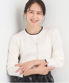 SHOO・LA・RUE / シューラルー ニット・セーター | 【絶妙なゆるピタ/洗濯機可】ちくちくしにくい リブクルーネックやわらかニット【CIRCRIC】