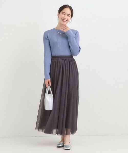 SHOO・LA・RUE / シューラルー ニット・セーター | 【絶妙なゆるピタ/洗濯機可】ちくちくしにくい リブクルーネックやわらかニット【CIRCRIC】 | 詳細23