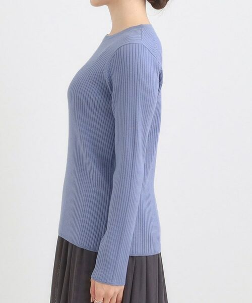 SHOO・LA・RUE / シューラルー ニット・セーター | 【絶妙なゆるピタ/洗濯機可】ちくちくしにくい リブクルーネックやわらかニット【CIRCRIC】 | 詳細26