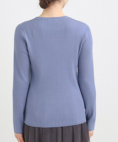 SHOO・LA・RUE / シューラルー ニット・セーター | 【絶妙なゆるピタ/洗濯機可】ちくちくしにくい リブクルーネックやわらかニット【CIRCRIC】 | 詳細27