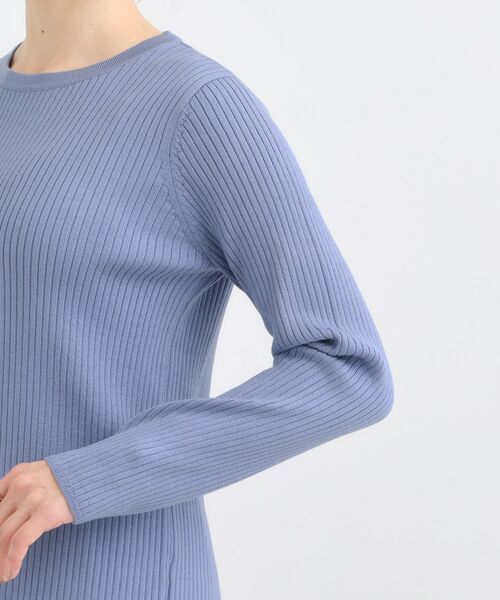 SHOO・LA・RUE / シューラルー ニット・セーター | 【絶妙なゆるピタ/洗濯機可】ちくちくしにくい リブクルーネックやわらかニット【CIRCRIC】 | 詳細29