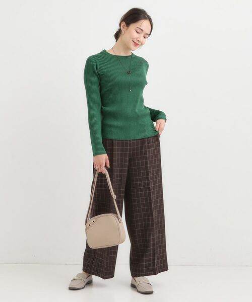 SHOO・LA・RUE / シューラルー ニット・セーター | 【絶妙なゆるピタ/洗濯機可】ちくちくしにくい リブクルーネックやわらかニット【CIRCRIC】 | 詳細7