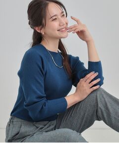 SHOO・LA・RUE / シューラルー ニット・セーター | 【絶妙なゆるピタ/洗濯機可】ちくちくしにくい リブハイネックやわらかニット【CIRCRIC】