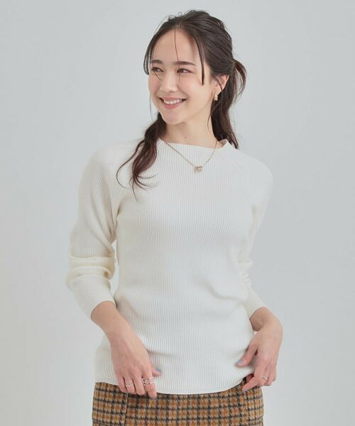 SHOO・LA・RUE / シューラルー ニット・セーター | 【絶妙なゆるピタ/洗濯機可】ちくちくしにくい リブハイネックやわらかニット【CIRCRIC】 | 詳細1