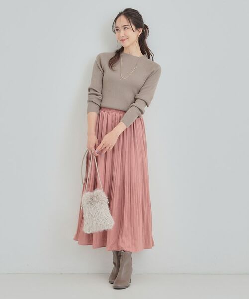 SHOO・LA・RUE / シューラルー ニット・セーター | 【絶妙なゆるピタ/洗濯機可】ちくちくしにくい リブハイネックやわらかニット【CIRCRIC】 | 詳細15