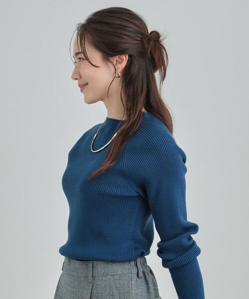 SHOO・LA・RUE / シューラルー ニット・セーター | 【絶妙なゆるピタ/洗濯機可】ちくちくしにくい リブハイネックやわらかニット【CIRCRIC】 | 詳細22