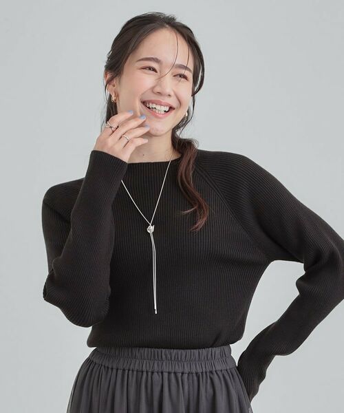 SHOO・LA・RUE / シューラルー ニット・セーター | 【絶妙なゆるピタ/洗濯機可】ちくちくしにくい リブハイネックやわらかニット【CIRCRIC】 | 詳細5