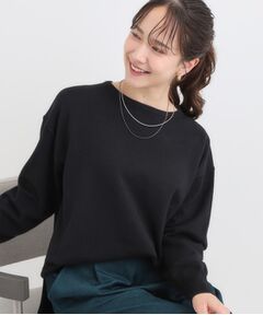 SHOO・LA・RUE / シューラルー ニット・セーター | 【洗濯機可/毛玉レス】アウトスタイルもきれいに決まる サイドスリットニット【CIRCRIC】