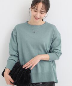 SHOO・LA・RUE / シューラルー ニット・セーター | 【洗濯機可/毛玉レス】アウトスタイルもきれいに決まる サイドスリットニット【CIRCRIC】